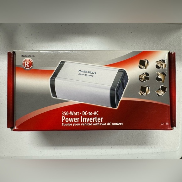 Radio Shack Other - Radio Shack 350 Watt DC to AC Power Inverter Equips your vehicle w/ 2 AC Outlets